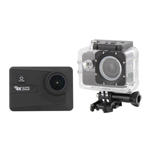 T'nB Full HD 1080p 4K WiFi Action Camera with Waterproof Case - Black - 15 Accessories Included