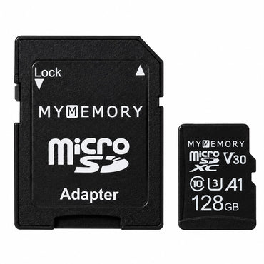 MyMemory 128GB V30 High Speed microSD Card (SDXC) A1 UHS-1 U1 + Adapter - 100MB/s