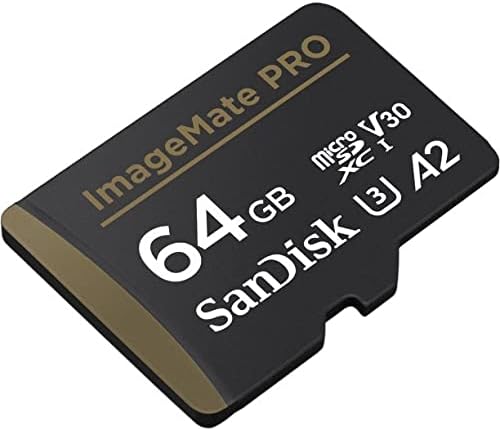 SanDisk 64GB ImageMate Pro microSDXC UHS 1 Memory Card SDSQXBU-064G-AW6KA OFFICIAL REFURB