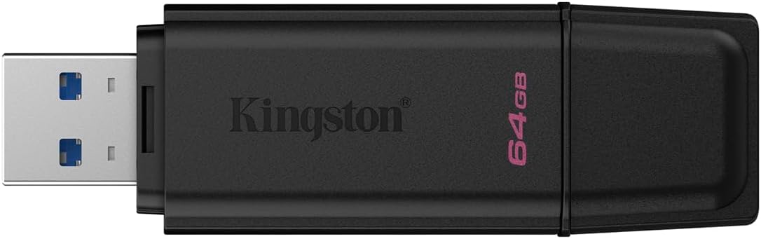 Kingston 64GB Exodia USB Flash Drive 3.2 Gen 1 Black