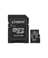 Kingston 512GB Canvas Select Plus microSD Card (SDXC) Gen3 150MB/s A1 + Adapter