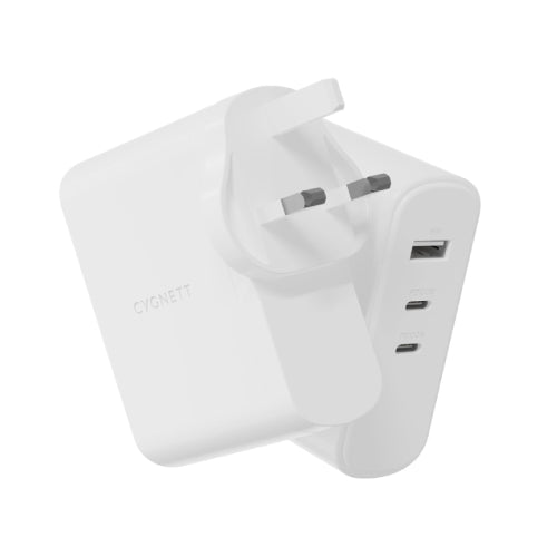 Cygnett PowerMaxx 100W GaN Multi-Port Charger - White