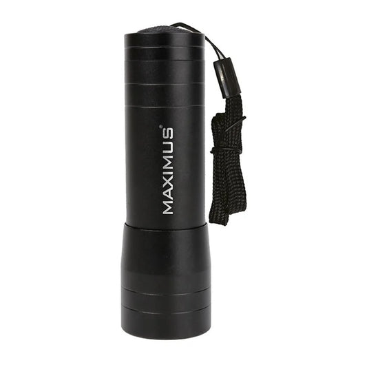 Maximus 100 Lumen aluminium body LED Flashlight (batteries included)