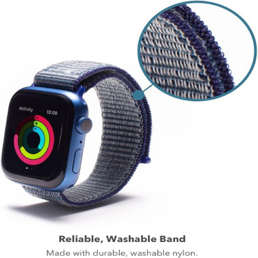 GEAR4 IWatch Compatible with Apple Watch 41/40/38 mm Sport Band Unisex Band Navy Blue