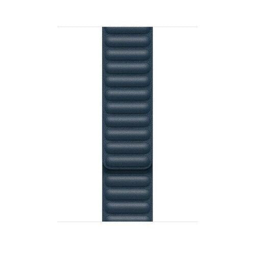 Apple Official Watch Leather Link Band 44mm - Baltic Blue