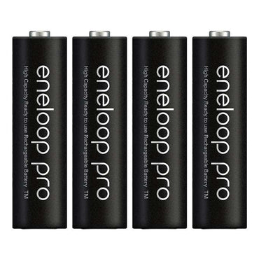 Panasonic Eneloop Quick Charger + 4 AA x 2500 mAh Rechargeable Batteries