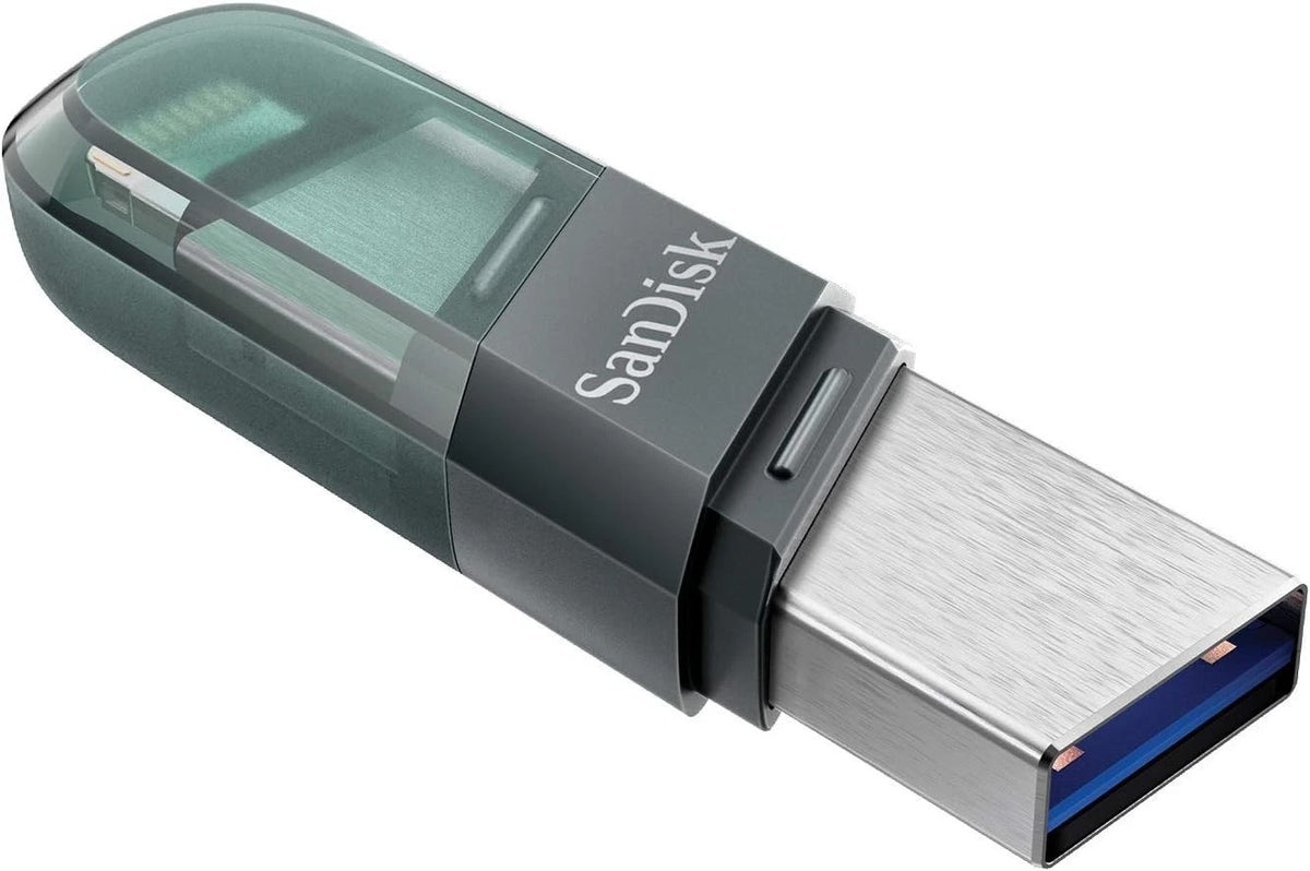 Sandisk iXpand Flash Drive Flip 64GB USB & Lightning, SDIX90N-064G OFFICIAL REFURB