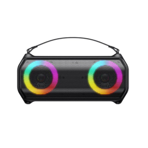 SK888BT Colorful RGB Light Speaker - Black
