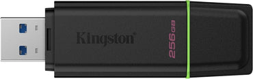 Kingston DataTraveler Exodia 256GB USB Flash Drive, 256GB, USB 3.2 Gen 1, Green / Black