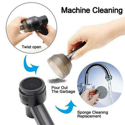 Mini Portable Handheld Vacuum Cleaner - USB Powered - Black