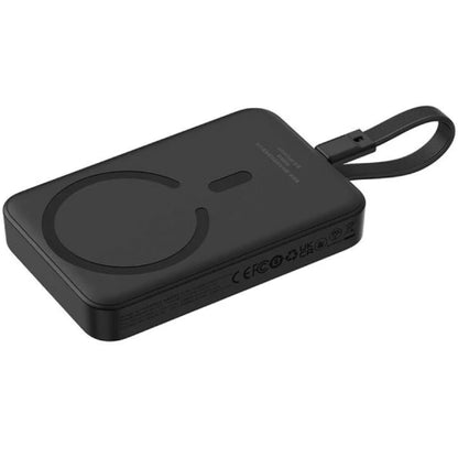 OS-Baseus Magnetic Mini Wireless Fast Charge Power Bank Type-C 10000mAh 30W - Cluster Black