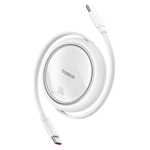 Baseus Free2Draw Mini Retractable Charging Cable Type C to Type C 100W 1m Moon
