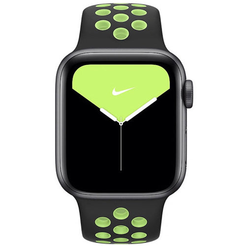 Apple Official Nike Watch Sport band 44mm - Black/Lime Blast