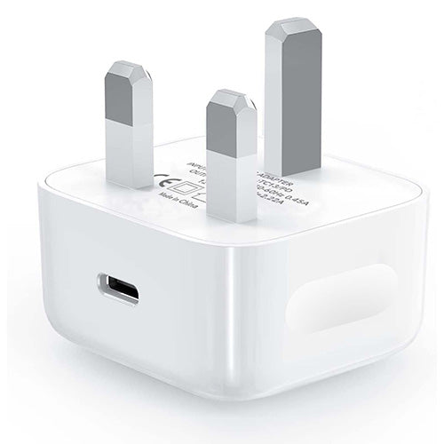 MyMemory Essentials 20W PD USB-C Iphone 15 / 16 Power Adapter - White