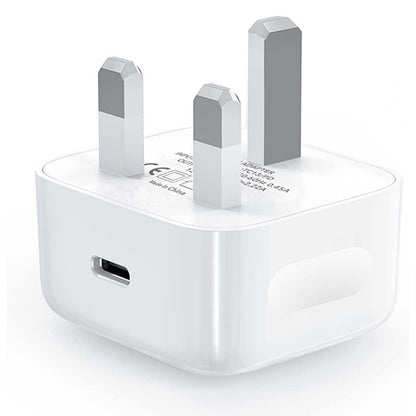 MyMemory Essentials 20W PD USB-C Iphone 15 / 16 Power Adapter - White