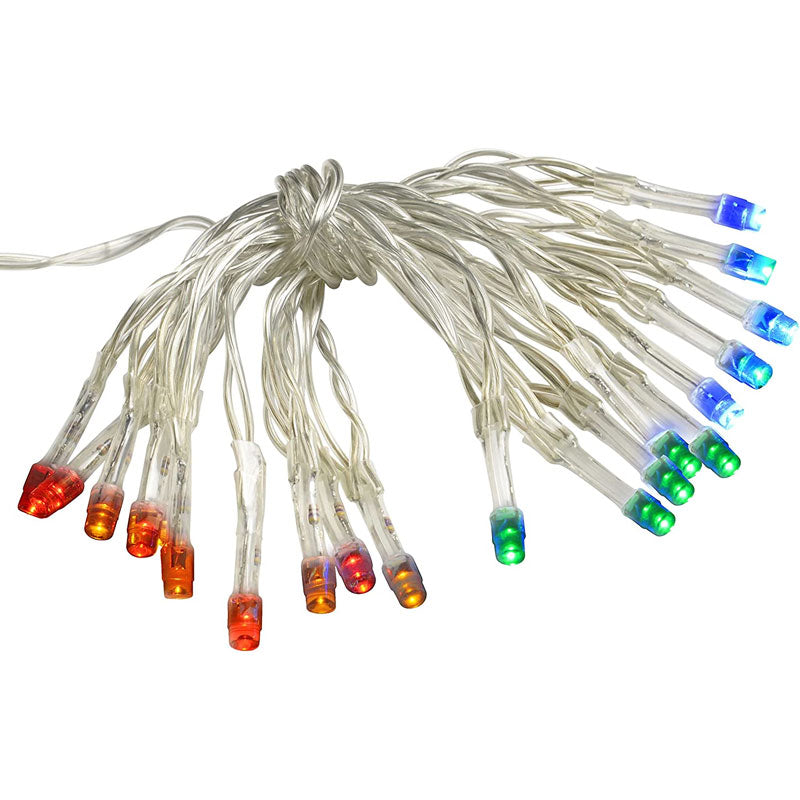 20 Multi-Coloured Xmas LED Fairy Lights 2M - FFP
