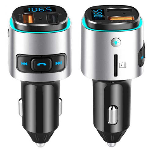 Bluetooth Car MP3 Player Car FM Transmitter Phone - Hands-free Car Charger BC41 QC3.0