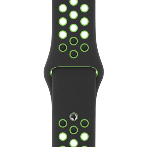Apple Official Nike Watch Sport band 44mm - Black/Lime Blast