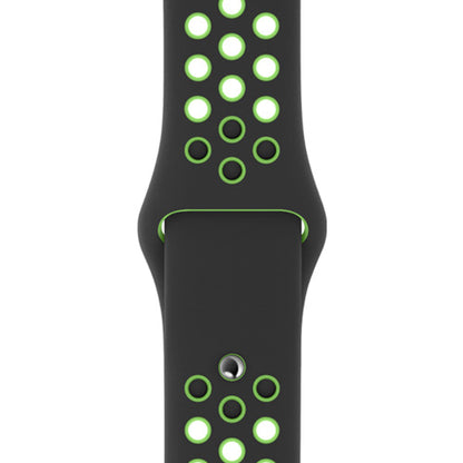 Apple Official Nike Watch Sport band 44mm - Black/Lime Blast