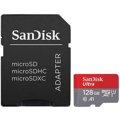 SanDisk 128GB Ultra Android Micro SD Card (SDXC) UHS-I + Adapter - 100MB/s - Sandisk Official Refurb