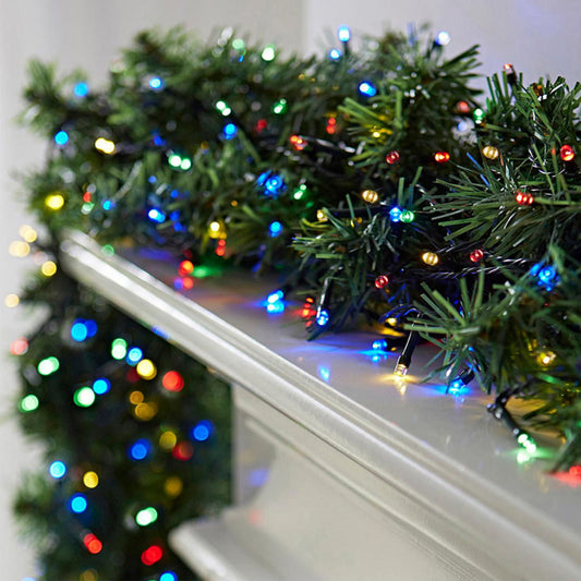 20 Multi-Coloured Xmas LED Fairy Lights 2M - FFP