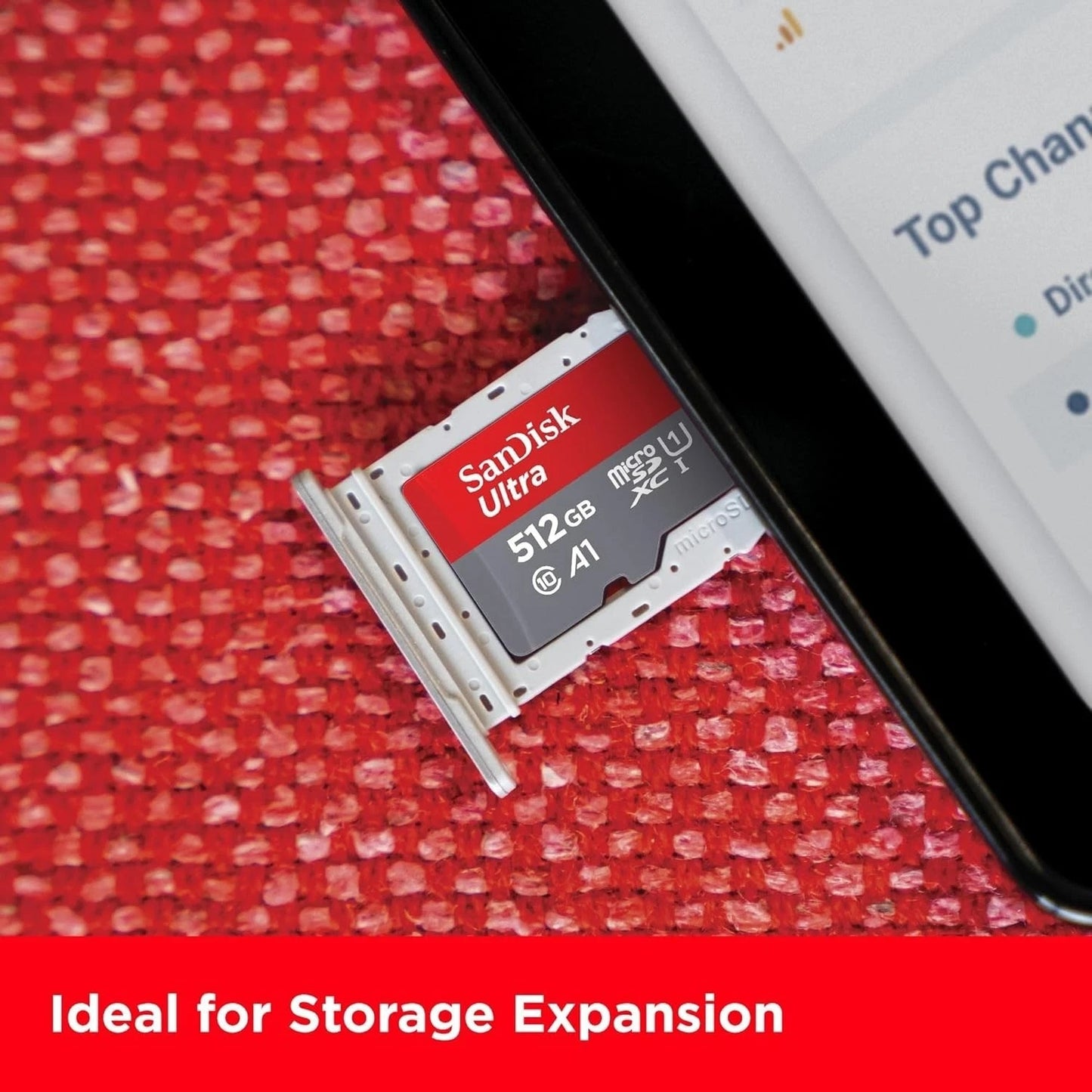 SanDisk 512GB Ultra Micro SDXC Memory Card UHS-I C10 A1 150MB/s
