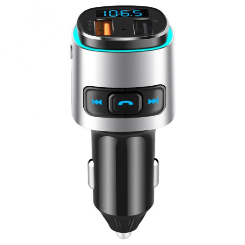 Bluetooth Car MP3 Player Car FM Transmitter Phone - Hands-free Car Charger BC41 QC3.0