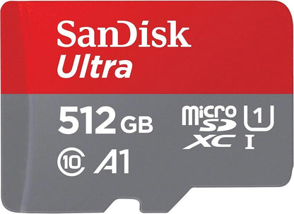 SanDisk 512GB Ultra Micro SDXC Memory Card UHS-I C10 A1 150MB/s