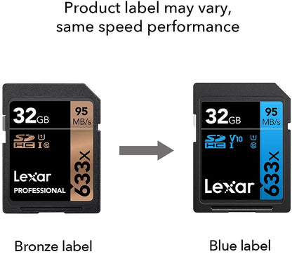 Lexar 32GB Professional SD Card (SDHC) - 95MB/s