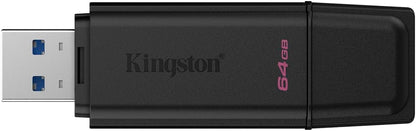 Kingston 64GB Exodia USB Flash Drive 3.2 Gen 1 Black