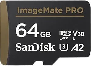 SanDisk 64GB ImageMate Pro microSDXC UHS 1 Memory Card  SDSQXBU-064G-AW6KA OFFICIAL REFURB