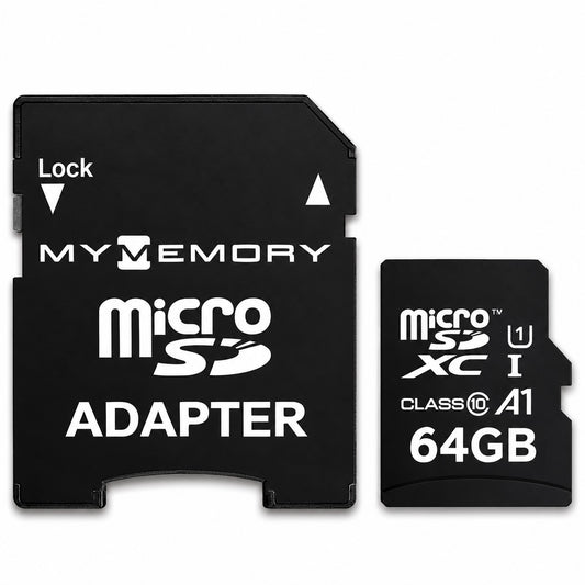 My Memory 64gb micro SDXC Memory Card + Adapter 100mb transfer Pro Range Class 10 UHS-I U3 V30 A1-Ulra-fast Memory