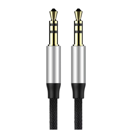 Baseus Yiven Audio Cable（Male to male）M30 1m - Silver+Black