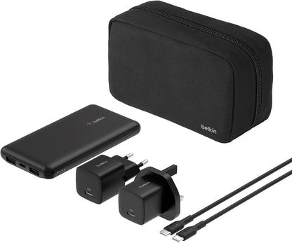 Belkin Portable Charger-5-in-1 Power Bundle w/10000 mAh Power Bank-2-25W USB-C