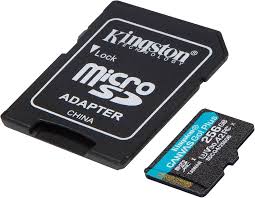Kingston 256GB Canvas Go Plus microSD Card (SDXC) Gen4 200MB/s A2 U3 V30 + Adapter