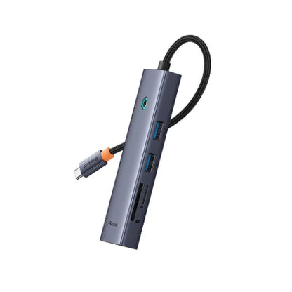 OS-Baseus UltraJoy Series 7-Port HUB Docking Station - Space Grey