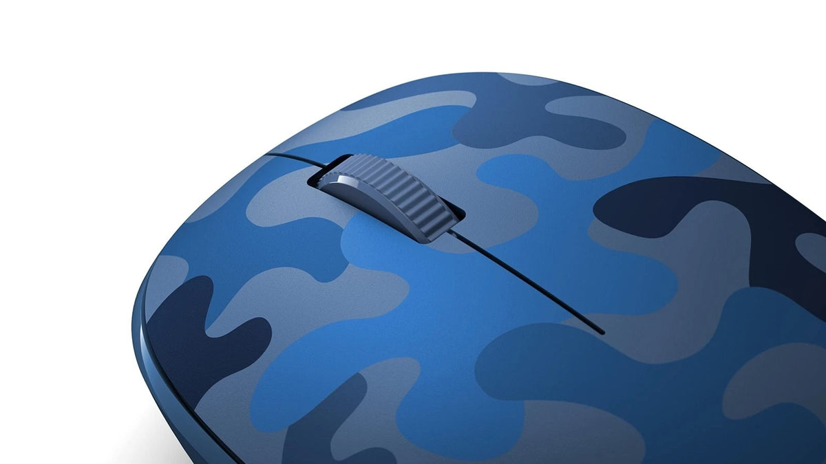 Microsoft Nightfall Camo Bluetooth Mouse - Blue, 8KX-00018