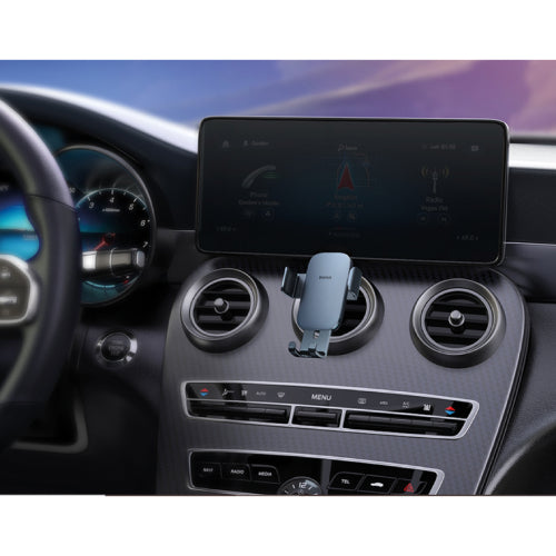 Baseus Metal AgeⅡ Gravity Car Mount Round Air Vent Version - Dark Grey