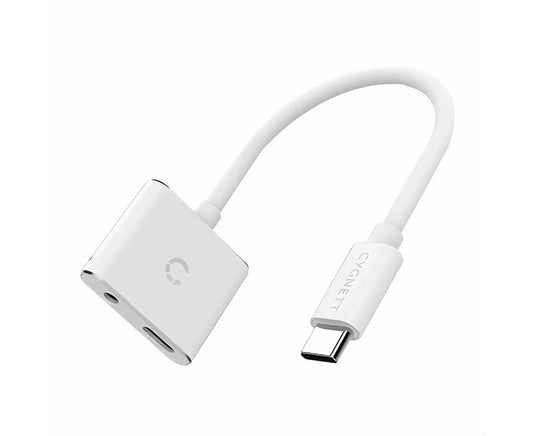 Cygnett CY2866PCCPD audio cable 0.13 m 3.5mm USB Type-C White CY2866PCCPD