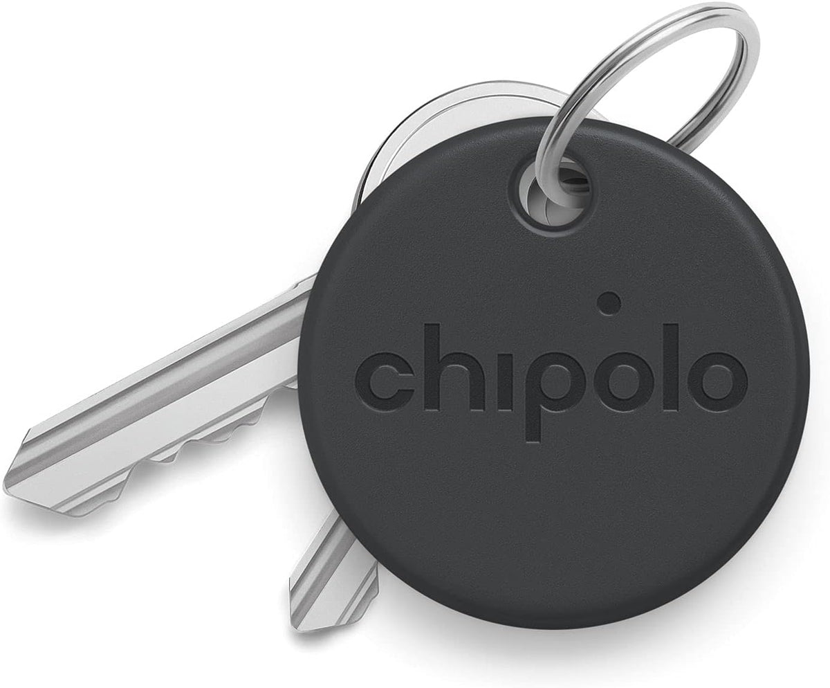 Chipolo ONE Spot - Finder, Bluetooth Tracker - Works with The Apple Find My app (only for iOS) (Black)