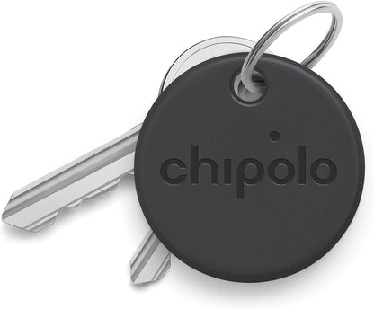 Chipolo ONE Spot - Finder, Bluetooth Tracker - Works with The Apple Find My app (only for iOS) (Black)