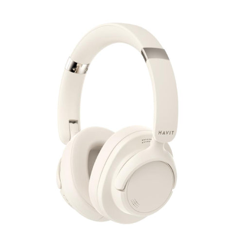 HAVIT H652BT Wireless Bluetooth Headphones - Beige