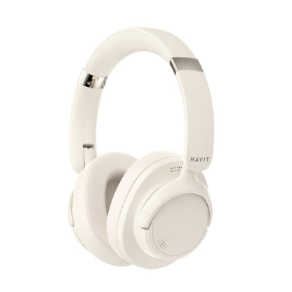 HAVIT H652BT Wireless Bluetooth Headphones - Beige