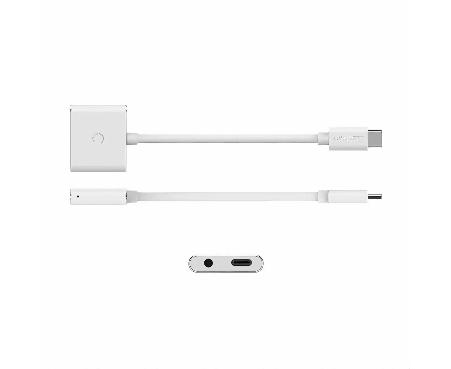 Cygnett CY2866PCCPD audio cable 0.13 m 3.5mm USB Type-C White CY2866PCCPD
