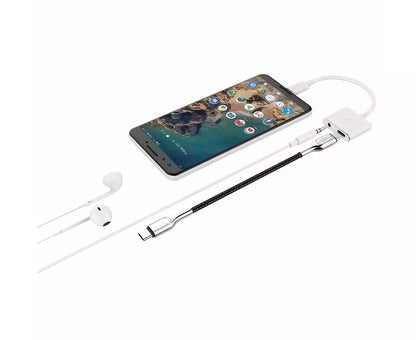 Cygnett CY2866PCCPD audio cable 0.13 m 3.5mm USB Type-C White CY2866PCCPD