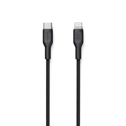 Cygnett Fast 30W USB-C to Lightening Premium Braided 2.2m Cable Black