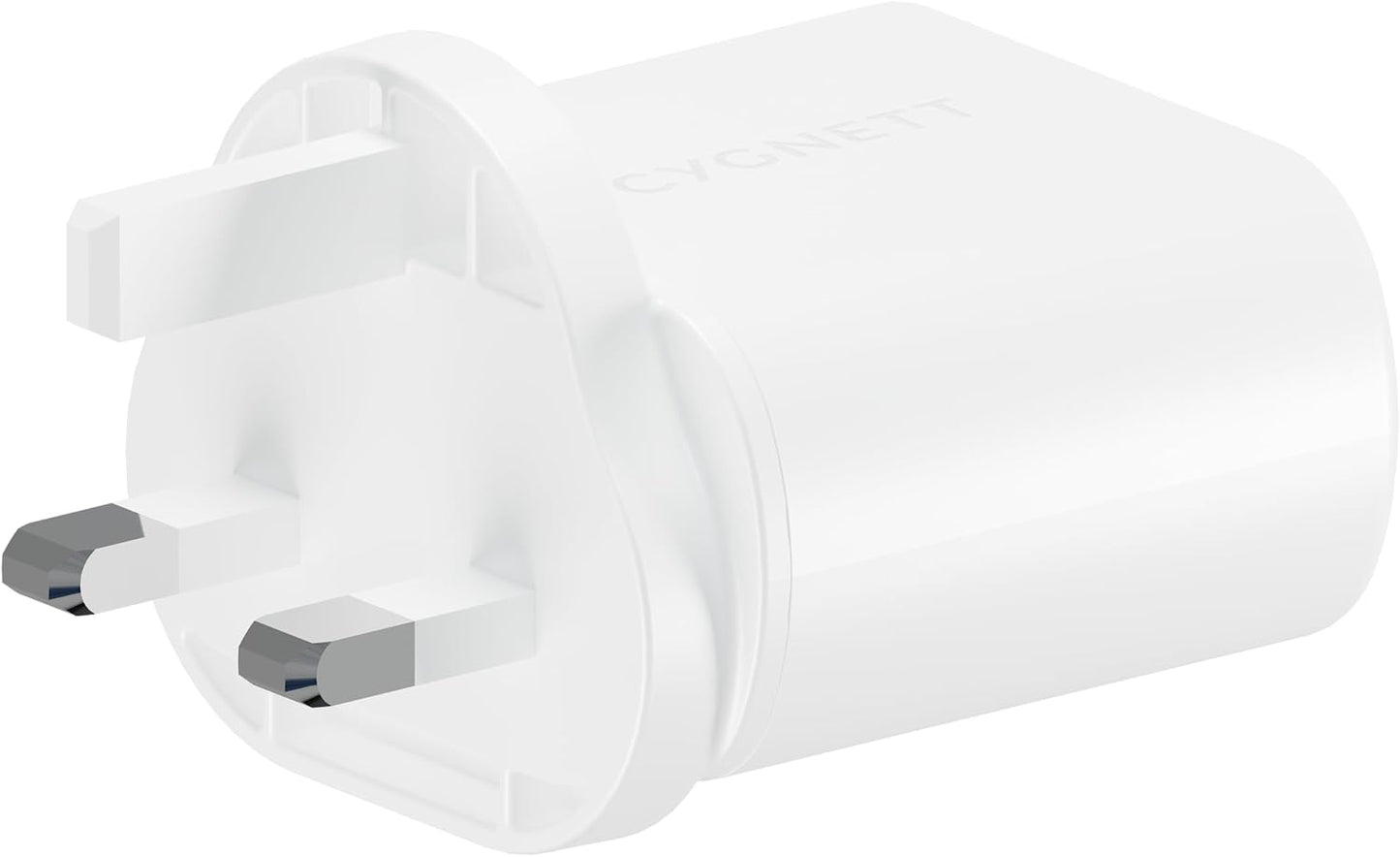 Cygnett PowerPlus 35W Dual USB-C Wall Charger – High-Speed Charger
