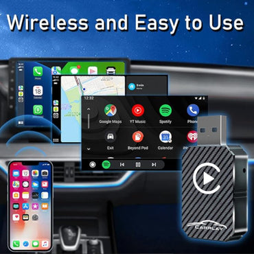 Wireless CarPlay Adapter - Black