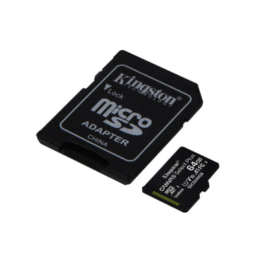 Kingston 64GB Canvas Select Plus microSD Card (SDXC) + SD Adapter - 100MB/s
