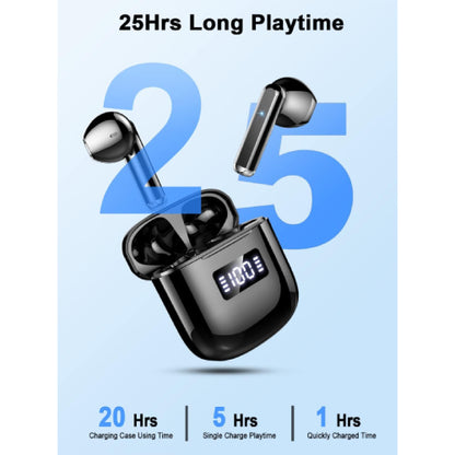 GCBIG Bluetooth Wireless Earbuds - Black